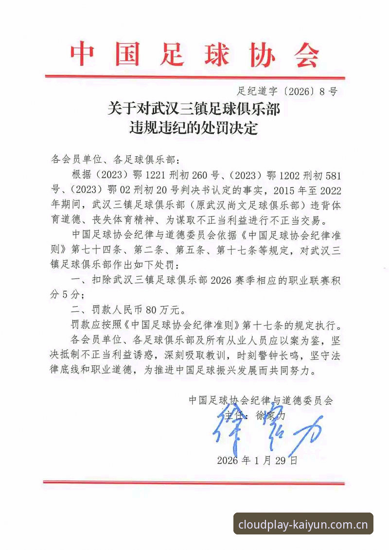 kaiyun官方版教程 终身禁足 vs 五年禁足:第三批足协罚单,kaiyun体育平台用户该怎么读?