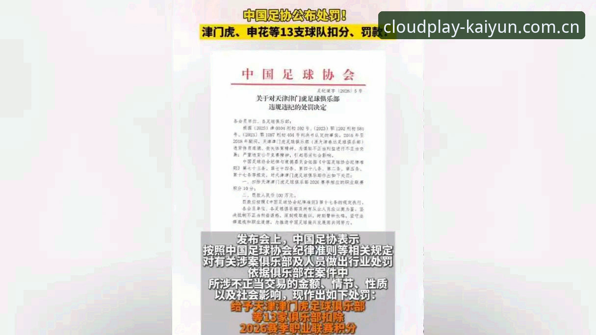 kaiyun官方版教程 终身禁足 vs 五年禁足:第三批足协罚单,kaiyun体育平台用户该怎么读?